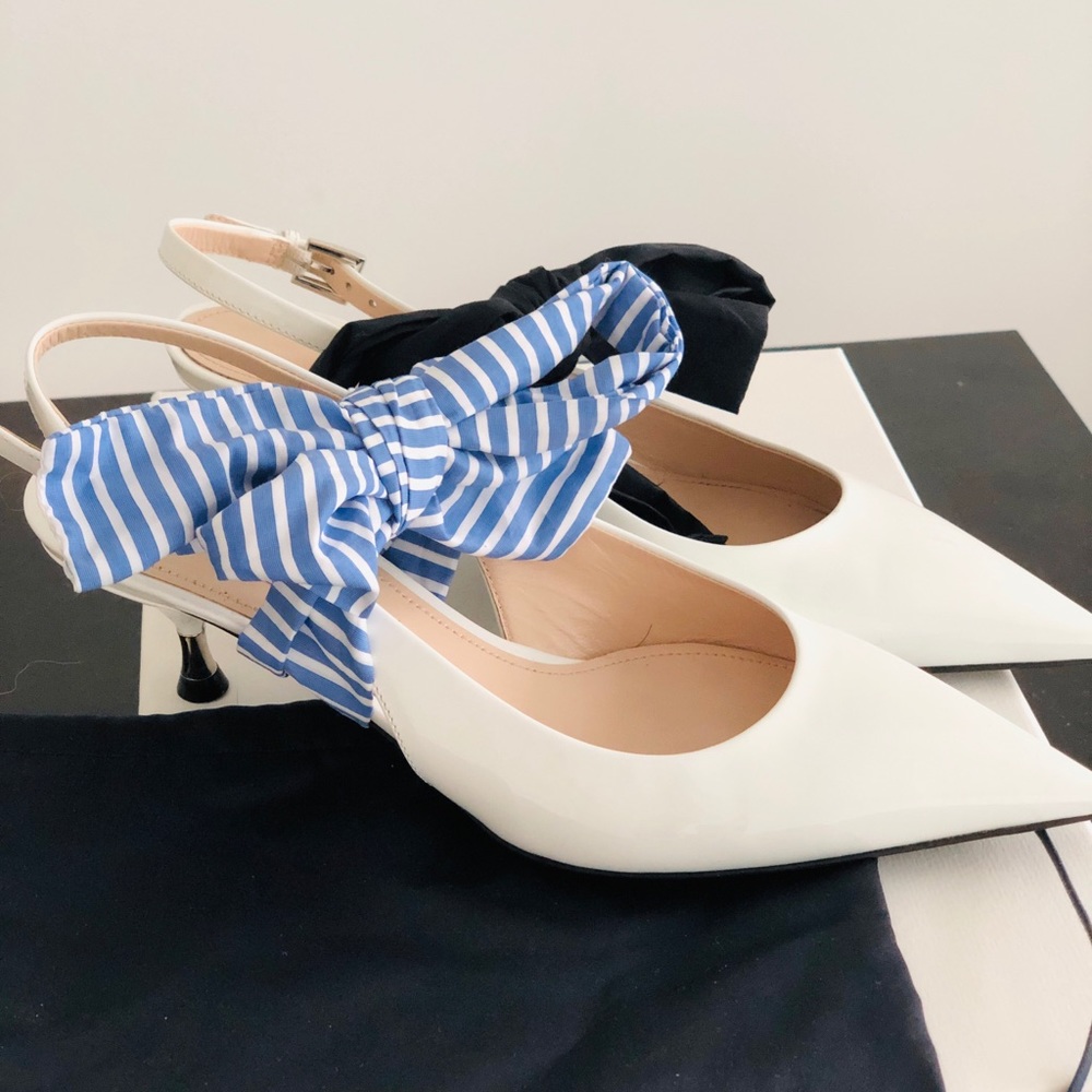Prada Slingback with tie | Size 6 | wore twice